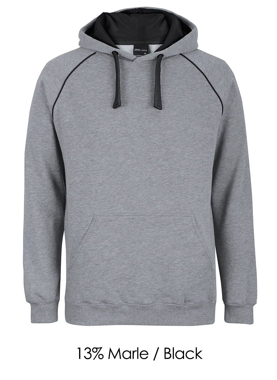 JB's Wear - Adults Contrast Fleecy Hoodie - 3CFH