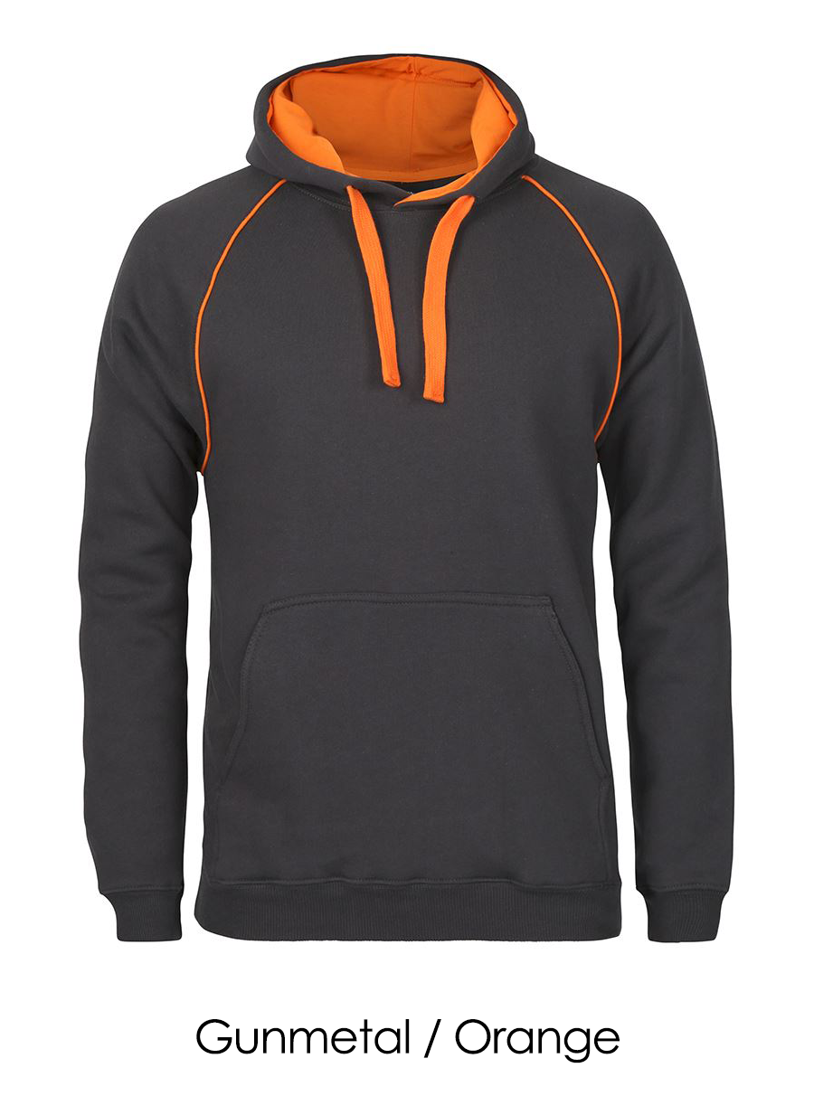 JB's Wear - Adults Contrast Fleecy Hoodie - 3CFH