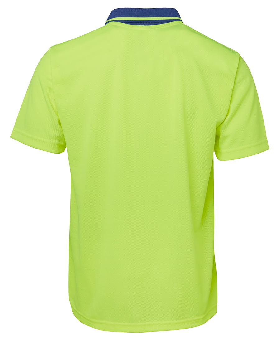 JB's Wear - Adults Hi Vis Non Cuff Polo - 6HVNC