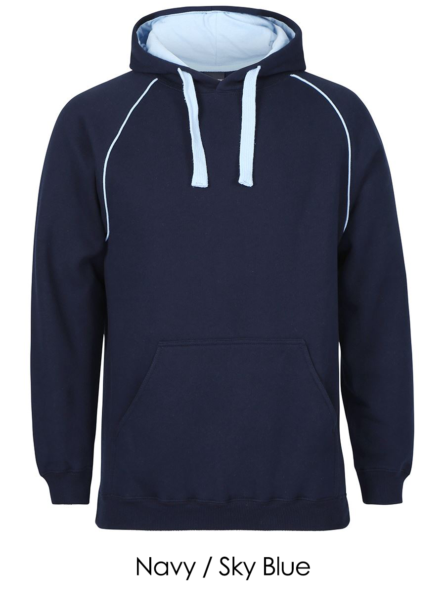 JB's Wear - Adults Contrast Fleecy Hoodie - 3CFH