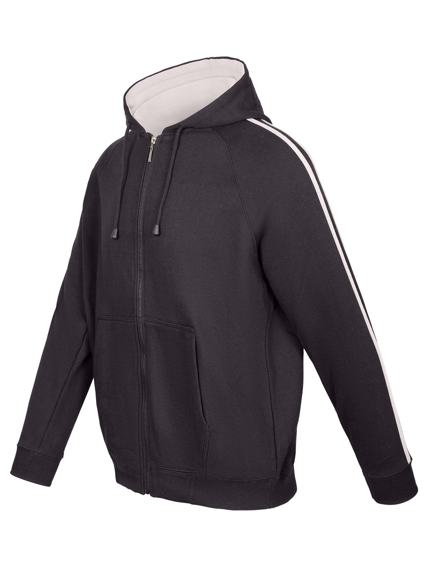 Stripe Sleeve Hoodie - F600HZ