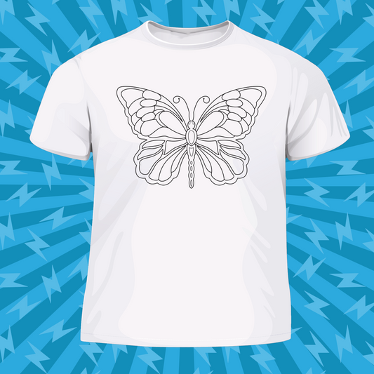 Kids "Colour My Tee" (Butterfly 1)
