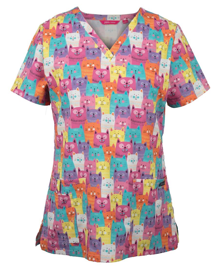 JB'S LADIES SCRUB TOP - 4STP1