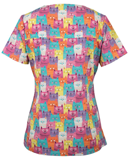JB'S LADIES SCRUB TOP - 4STP1