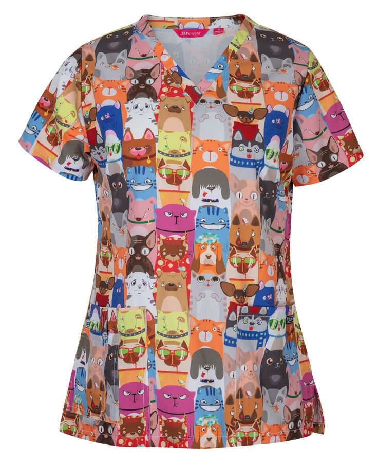 JB'S LADIES SCRUB TOP - 4STP1