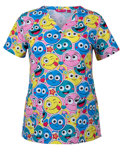JB'S LADIES SCRUB TOP - 4STP1