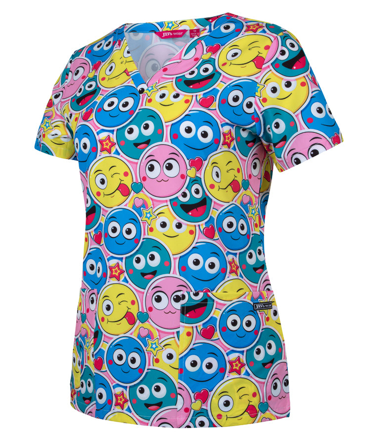 JB'S LADIES SCRUB TOP - 4STP1