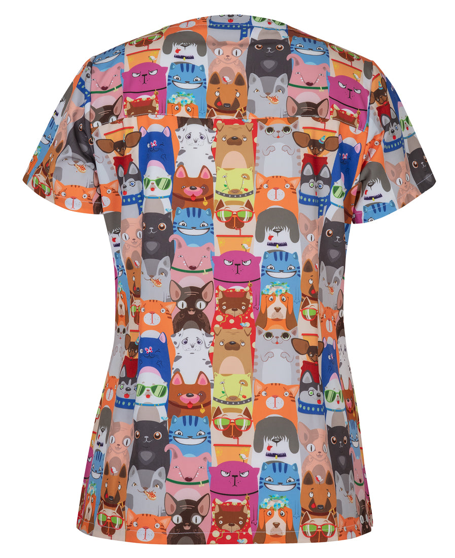 JB'S LADIES SCRUB TOP - 4STP1