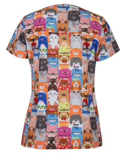 JB'S LADIES SCRUB TOP - 4STP1