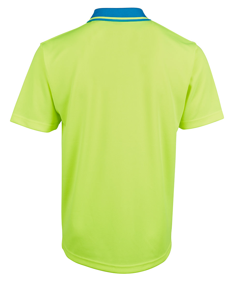 JB's Wear - Adults Hi Vis Non Cuff Polo - 6HVNC