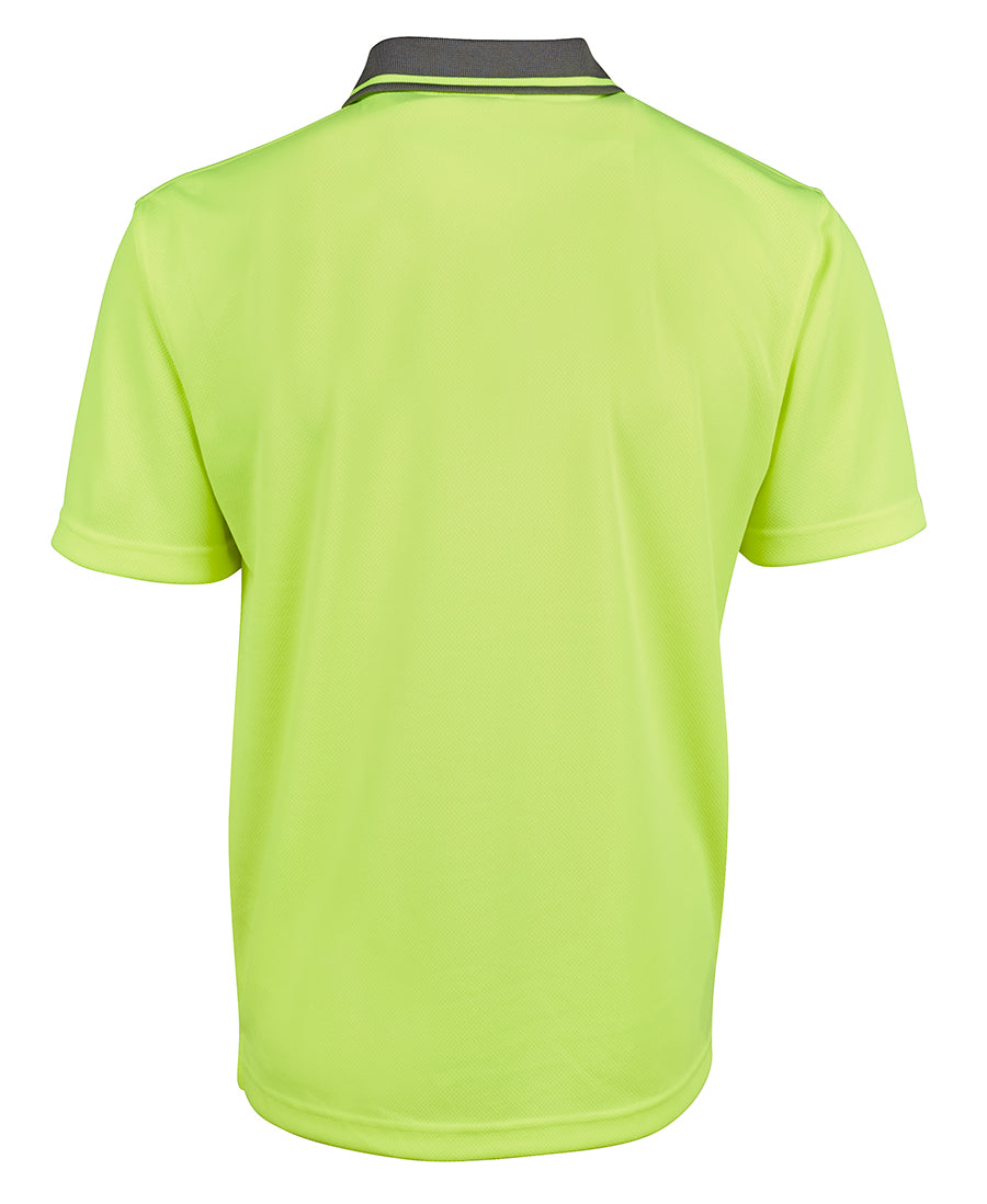 JB's Wear - Adults Hi Vis Non Cuff Polo - 6HVNC