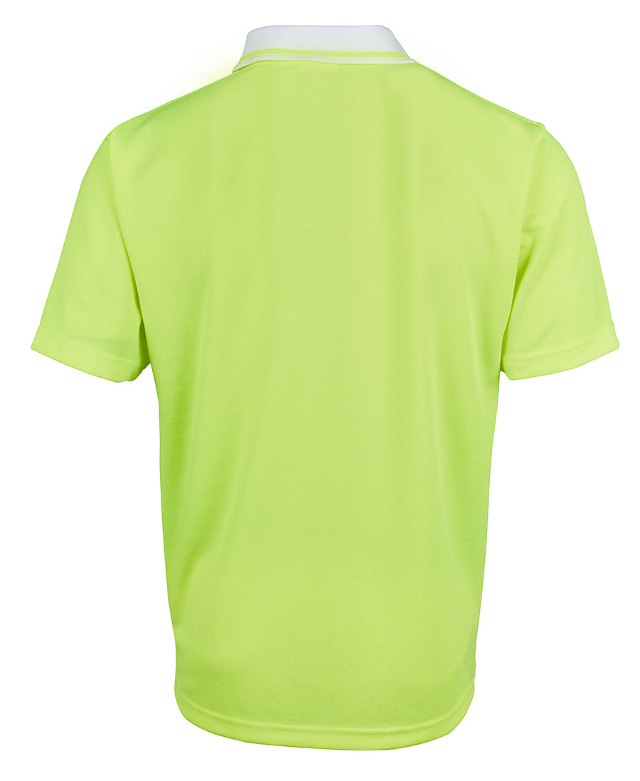 JB's Wear - Adults Hi Vis Non Cuff Polo - 6HVNC