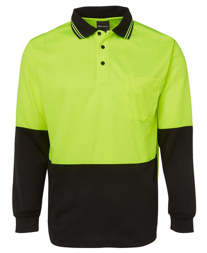 JB's Wear - Hi Vis Long Sleeve - Traditional Polo - 6HVPL