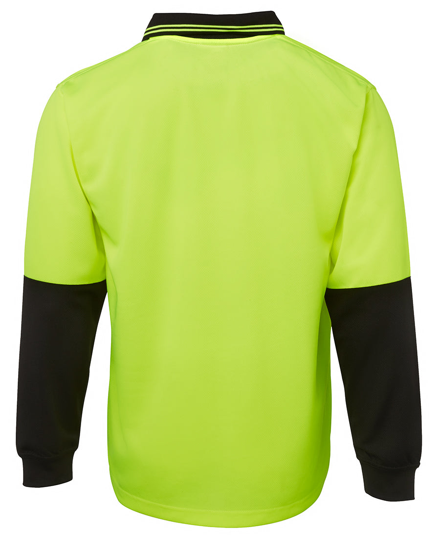 JB's Wear - Hi Vis Long Sleeve - Traditional Polo - 6HVPL