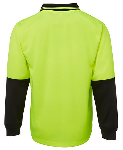 JB's Wear - Hi Vis Long Sleeve - Traditional Polo - 6HVPL