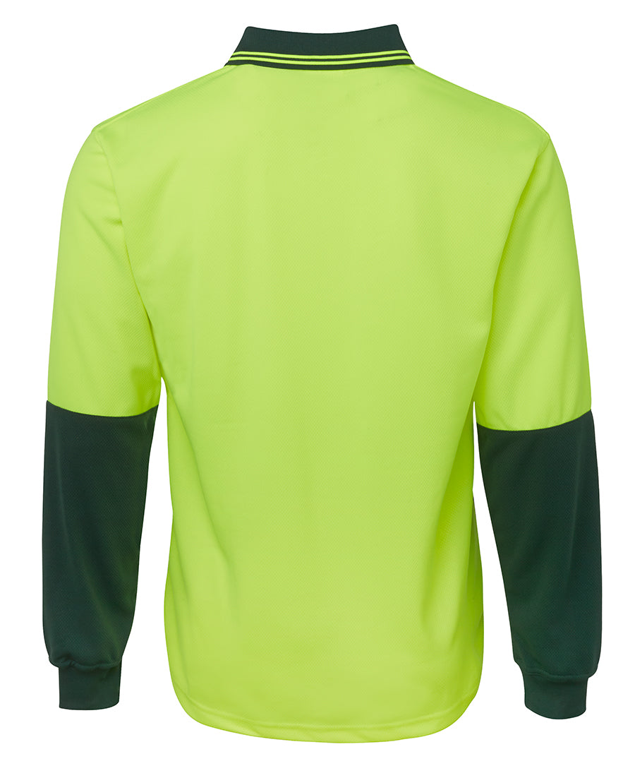 JB's Wear - Hi Vis Long Sleeve - Traditional Polo - 6HVPL