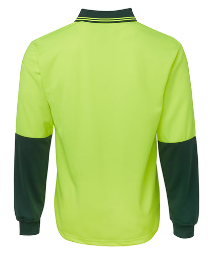 JB's Wear - Hi Vis Long Sleeve - Traditional Polo - 6HVPL