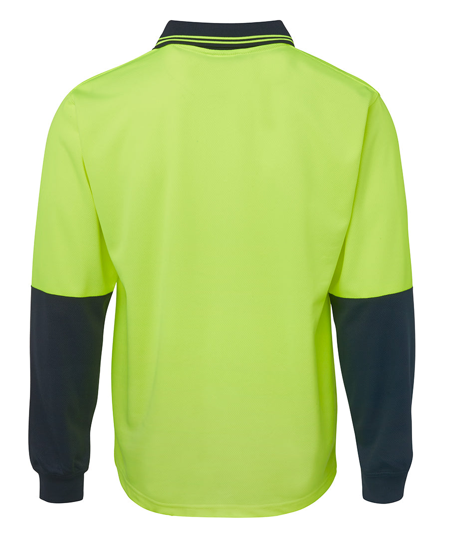 JB's Wear - Hi Vis Long Sleeve - Traditional Polo - 6HVPL