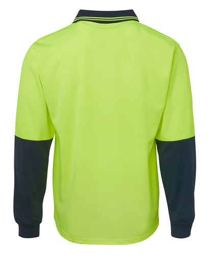 JB's Wear - Hi Vis Long Sleeve - Traditional Polo - 6HVPL