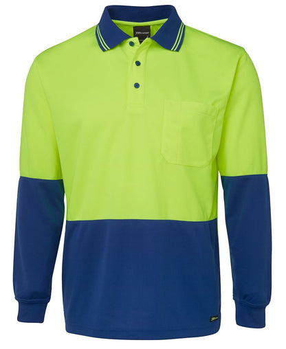 JB's Wear - Hi Vis Long Sleeve - Traditional Polo - 6HVPL