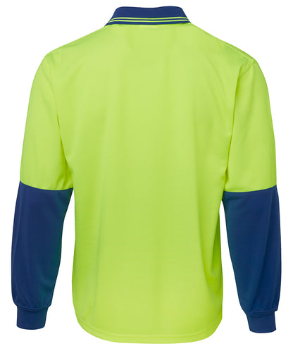 JB's Wear - Hi Vis Long Sleeve - Traditional Polo - 6HVPL