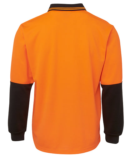 JB's Wear - Hi Vis Long Sleeve - Traditional Polo - 6HVPL