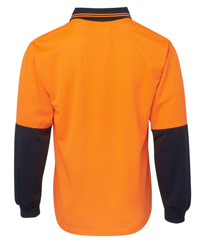 JB's Wear - Hi Vis Long Sleeve - Traditional Polo - 6HVPL