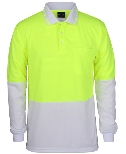 JB's Wear - Hi Vis Long Sleeve - Traditional Polo - 6HVPL