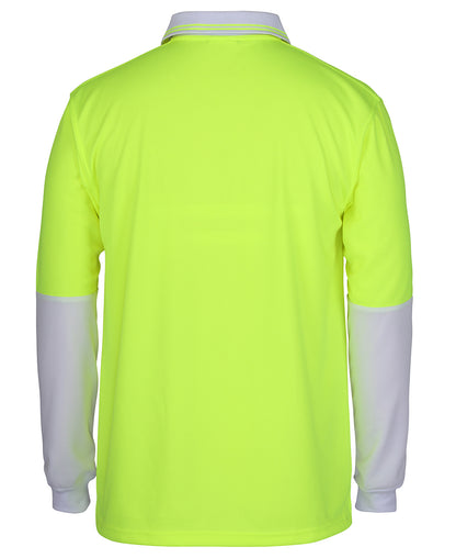 JB's Wear - Hi Vis Long Sleeve - Traditional Polo - 6HVPL
