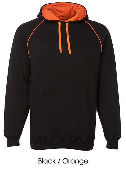 JB's Wear - Adults Contrast Fleecy Hoodie - 3CFH