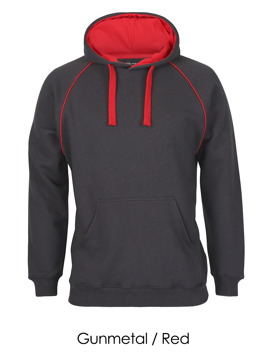 JB's Wear - Adults Contrast Fleecy Hoodie - 3CFH