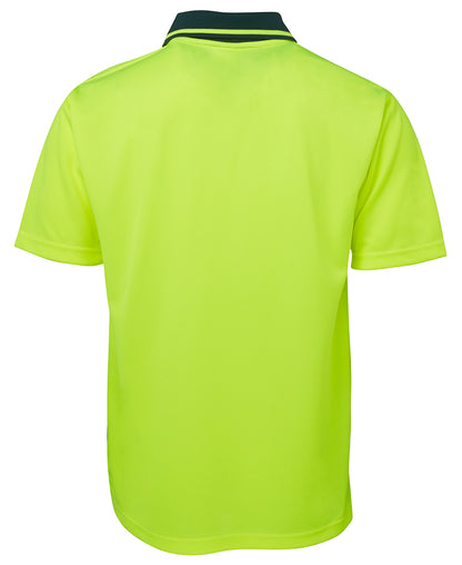 JB's Wear - Adults Hi Vis Non Cuff Polo - 6HVNC