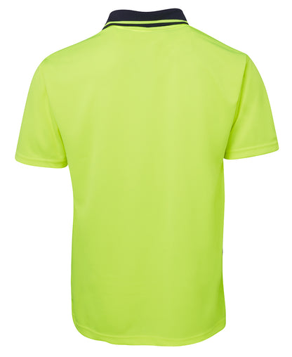 JB's Wear - Adults Hi Vis Non Cuff Polo - 6HVNC