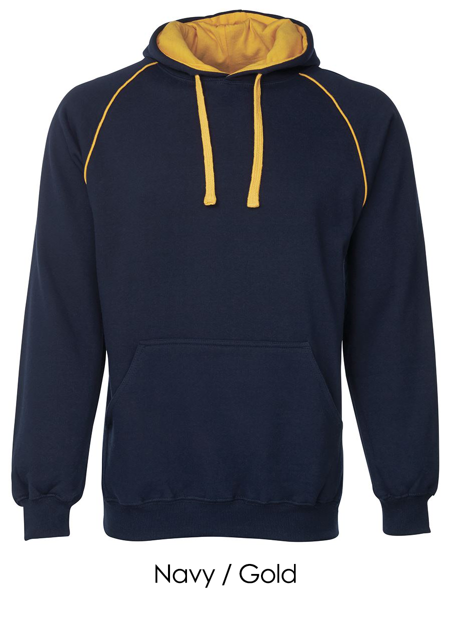 JB's Wear - Adults Contrast Fleecy Hoodie - 3CFH