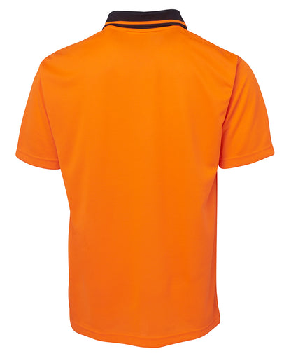 JB's Wear - Adults Hi Vis Non Cuff Polo - 6HVNC