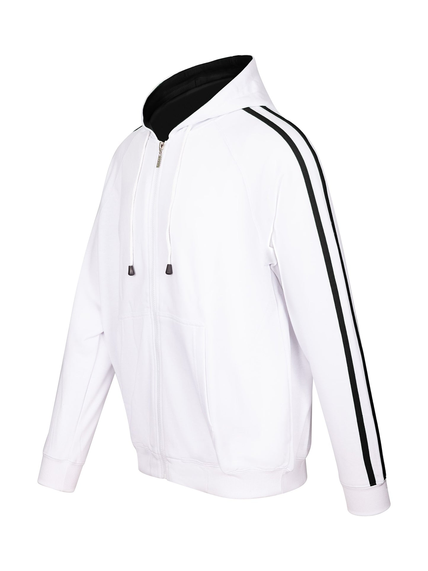 Stripe Sleeve Hoodie - F600HZ