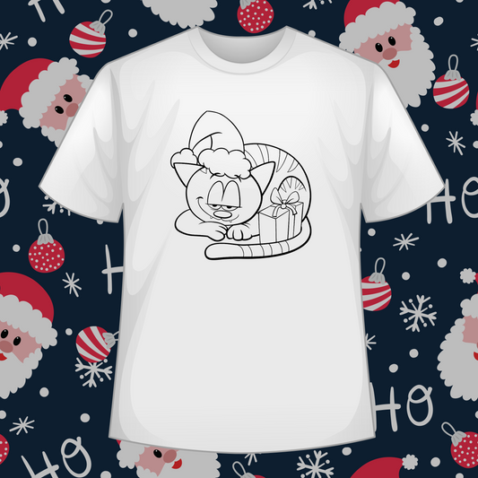 Kids Christmas "Colour My Tees" (Cat #1)